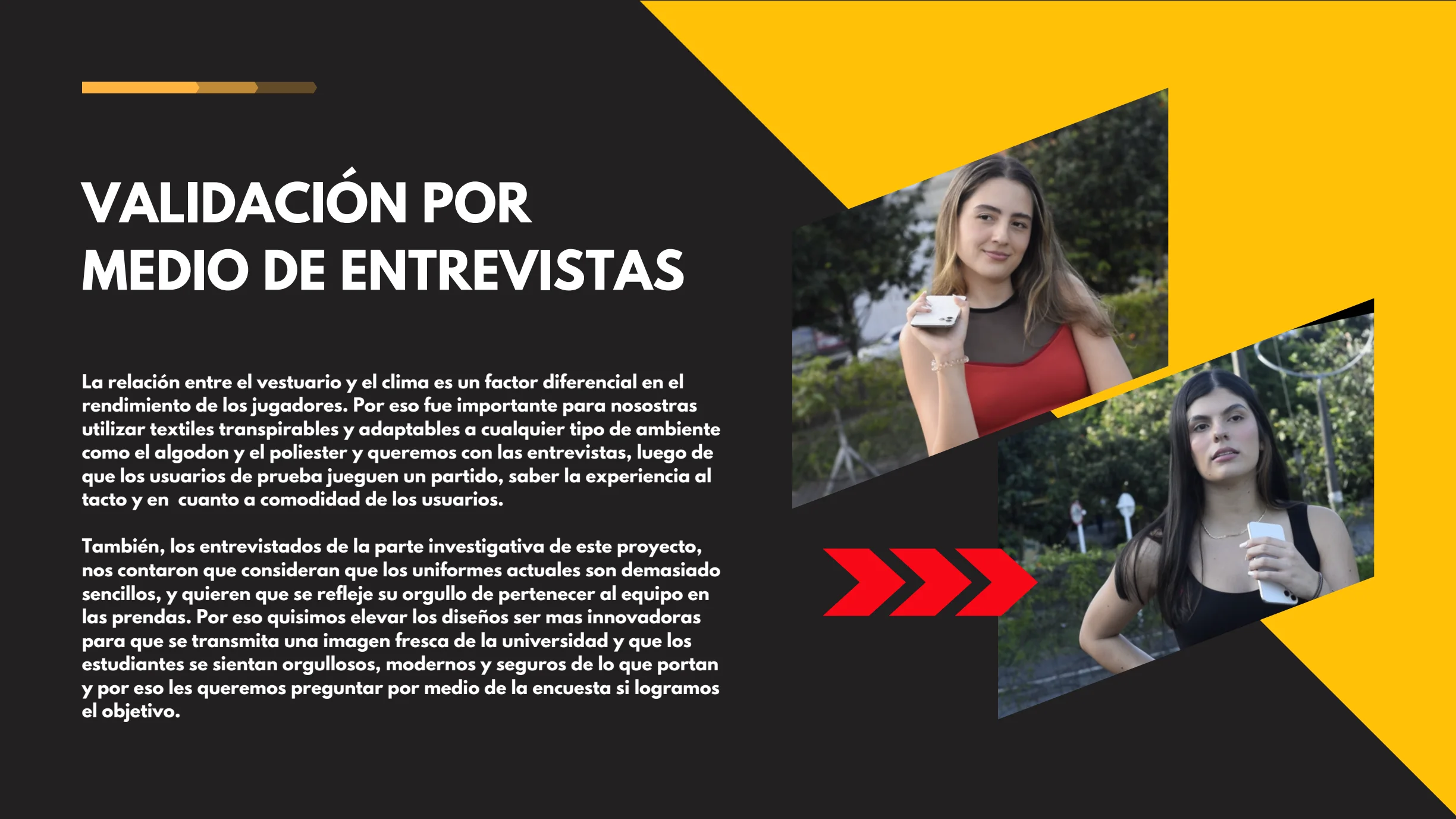 Síntesis de entrevistas sobre comodidad, clima e identidad del uniforme UPB